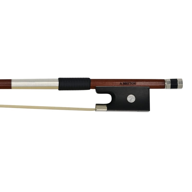 Anton Breton AB-112 Brazilwood Student Violin Bow - 1/4 Size - Image 5